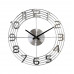 Nástenné hodiny JVD HT112.1, 40cm strieborná