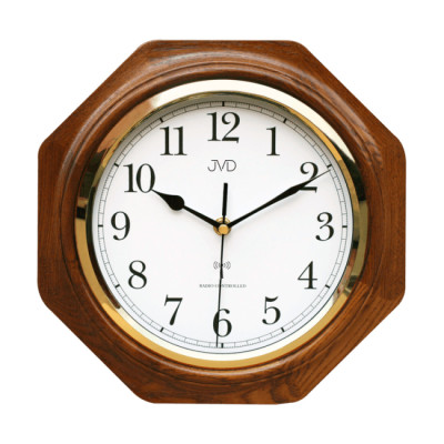 Nástenné drevené hodiny JVD NR7172.1 riadené rádiovým signálom, 28 cm Nástenné drevené hodiny JVD NR7172.1 riadené rádiovým signálom, 28 cm
