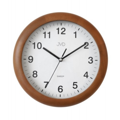 Nástenné hodiny JVD NS19020/41, 27cm hnedá