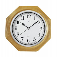 Drevené nástenné hodiny JVD NS71.1 so sklom a tichým chodom – 28 cm Drevené nástenné hodiny JVD NS71.1 so sklom a tichým chodom – 28 cm