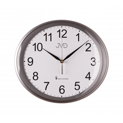 Nástenné hodiny JVD RH64.3 strieborná 30 cm Nástenné hodiny JVD RH64.3 strieborná 30 cm