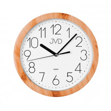 Nástenné hodiny JVD H612.18 (25 cm) | Imitácia dreva | Tichý chod Nástenné hodiny JVD H612.18 (25 cm) | Imitácia dreva | Tichý chod