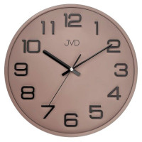 Nástenné hodiny JVD sweep HX2472.11, 30cm hnedé