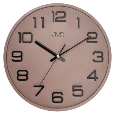 Nástenné hodiny JVD sweep HX2472.11, 30cm hnedé Nástenné hodiny JVD sweep HX2472.11, 30cm hnedé