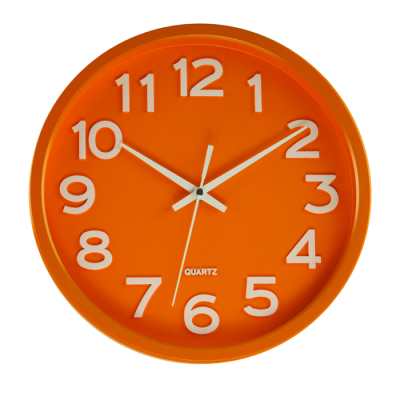Hodiny JVD HX2413.6, oranžové 30cm Hodiny JVD HX2413.6, oranžové 30cm