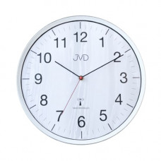 Rádiom riadené tiché hodiny JVD RH17.1 (33 cm) – biely rám, svetlý dekor bieleného dreva Rádiom riadené tiché hodiny JVD RH17.1 (33 cm) – biely rám, svetlý dekor bieleného dreva