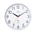 Rádiom riadené nástenné hodiny s tichým chodom JVD RH502.3, biele – 30,5 cm
