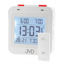 Rádiom riadený digitálny budík JVD RB3552.1, biely