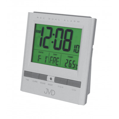 Rádiom riadený budík JVD RB92.5, 10cm