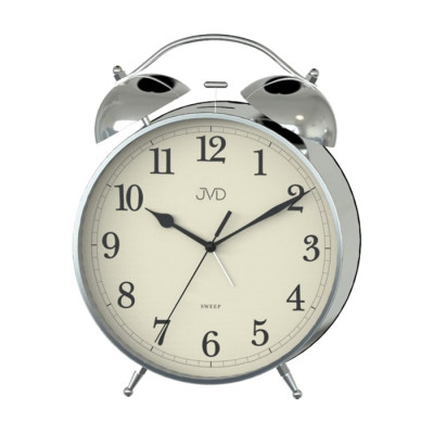 Veľký retro budík JVD SRP2107.1 (28 cm) s mechanickým zvonením Veľký retro budík JVD SRP2107.1 (28 cm) s mechanickým zvonením