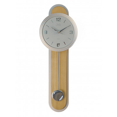 Dizajnové kyvadlové nástenné hodiny JVD NS17014/68, 63cm Dizajnové kyvadlové nástenné hodiny JVD NS17014/68, 63cm