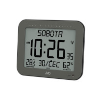 Digitálne hodiny rádiom riadené JVD DH9363.1, 22cm