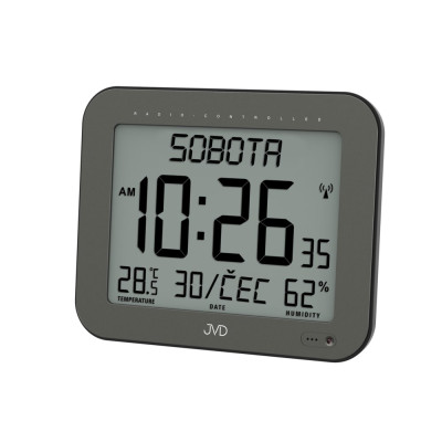 Digitálne hodiny rádiom riadené JVD DH9363.1, 22cm Digitálne hodiny rádiom riadené JVD DH9363.1, 22cm