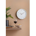 Dizajnové nástenné hodiny Karlsson Calma KA6041WH – Biele (30 cm)