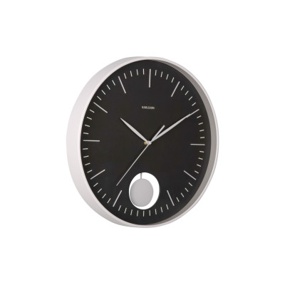 Nástenné hodiny Grato Pendulum Karlsson KA6065BK, 41cm