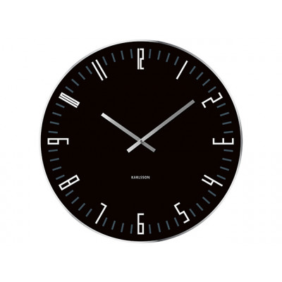 Nástenné hodiny KA4912 Karlsson XL Slim Index, 60 cm 	