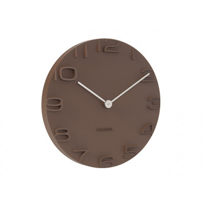 Nástenné hodiny Karlsson 5311BR, On The Edge, 42 cm 	