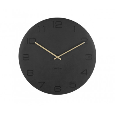 Nástenné hodiny Karlsson KA5667BK Vigorous 40cm