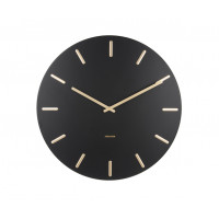 Luxusné nástenné hodiny Karlsson Charm KA5716BK – Čierno-zlaté (45 cm) Luxusné nástenné hodiny Karlsson Charm KA5716BK – Čierno-zlaté (45 cm)