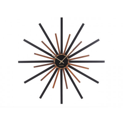 Nástenné hodiny ka5820 Karlsson Diva Black 60cm Nástenné hodiny ka5820 Karlsson Diva Black 60cm