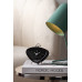 Karlsson KA5946BK Triangle budík 12 cm | Čierny dizajnový budík s tichým chodom Karlsson KA5946BK Triangle budík 12 cm | Čierny dizajnový budík s tichým chodom
