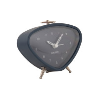 Karlsson KA5946DG Triangle budík 12 cm | Tichý moderný budík v tmavosivej farbe Karlsson KA5946DG Triangle budík 12 cm | Tichý moderný budík v tmavosivej farbe