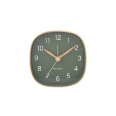 Budík Karlsson KA5957GR Travel Square, 9cm