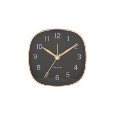 Dizajnový cestovný budík Karlsson Travel Square KA5957BK – čierny, tichý chod, 9 cm Dizajnový cestovný budík Karlsson Travel Square KA5957BK – čierny, tichý chod, 9 cm