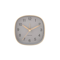 Cestovný budík Karlsson KA5957GY Travel Square – sivý, tichý chod sweep, 9 cm Cestovný budík Karlsson KA5957GY Travel Square – sivý, tichý chod sweep, 9 cm