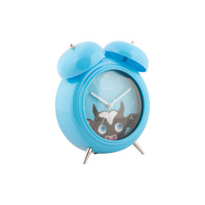 Budík Karlsson KA5980BL Peekaboo Cow, 19cm