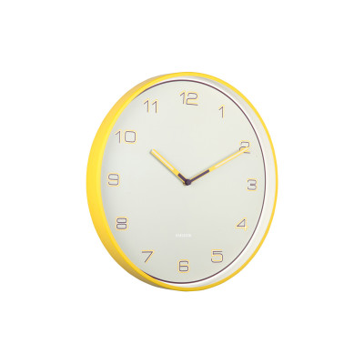Nástenné hodiny Lined Numbers Karlsson KA6013BY, 40cm Nástenné hodiny Lined Numbers Karlsson KA6013BY, 40cm