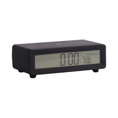 Budík Berlín LCD s nabíjačkou Karlsson KA6156BK, čierna Budík Berlín LCD s nabíjačkou Karlsson KA6156BK, čierna