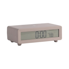 Budík Berlín LCD s nabíjačkou Karlsson KA6156WG, sivá