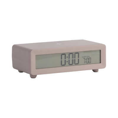Budík Berlín LCD s nabíjačkou Karlsson KA6156WG, sivá Budík Berlín LCD s nabíjačkou Karlsson KA6156WG, sivá