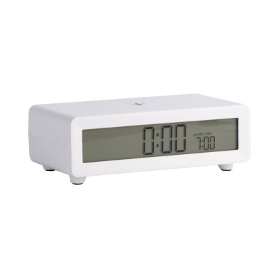 Budík Berlín LCD s nabíjačkou Karlsson KA6156WH, biela Budík Berlín LCD s nabíjačkou Karlsson KA6156WH, biela