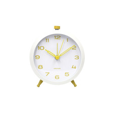 Budík Button Retro Karlsson KA6143YE, 10cm