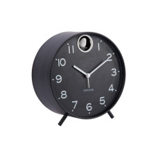 Budík Grafico Cuckoo Karlsson KA6064BK, 17cm