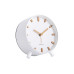 Elegantný kovový budík Karlsson KA5943WH Grace – biely s drevenými prvkami, tichý chod, 12 cm Elegantný kovový budík Karlsson KA5943WH Grace – biely s drevenými prvkami, tichý chod, 12 cm