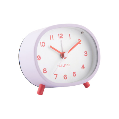 Budík Karlsson KA6025LP Cheeky Oval, 10cm Budík Karlsson KA6025LP Cheeky Oval, 10cm