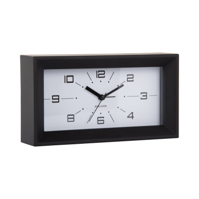 Budík Lujo Rectangle Karlsson KA6066BK, 20cm