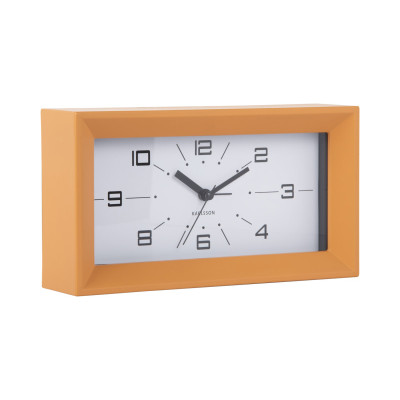 Budík Lujo Rectangle Karlsson KA6066YE, 20cm Budík Lujo Rectangle Karlsson KA6066YE, 20cm