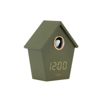 Budík Riqueza Cuckoo LED Karlsson KA6124GR, 15cm Budík Riqueza Cuckoo LED Karlsson KA6124GR, 15cm