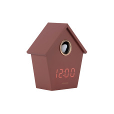 Budík Riqueza Cuckoo LED Karlsson KA6124RD, 15cm