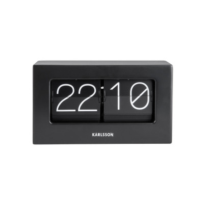 Nástenné / stolové hodiny Boxed Flip KA5620BK Karlsson, 20,5 cm