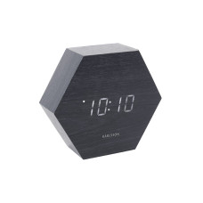 Budík Hexagon KA5651BK, čierny Budík Hexagon KA5651BK, čierny