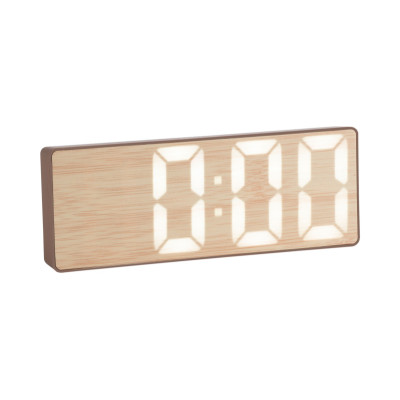 Digitálny budík Bondone LED Karlsson KA6153BR, hnedá Digitálny budík Bondone LED Karlsson KA6153BR, hnedá