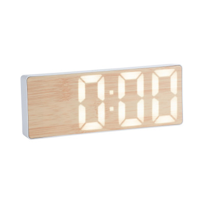 Digitálny budík Bondone LED Karlsson KA6153WH, sivobiela Digitálny budík Bondone LED Karlsson KA6153WH, sivobiela