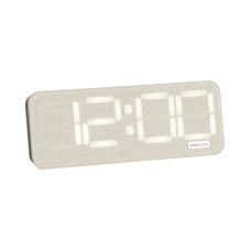 Digitálny budík Roanne LED Karlsson KA6155WH, sivobiela