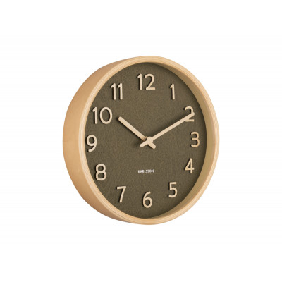 Drevené nástenné hodiny Karlsson KA5851MG, zelená 22cm Drevené nástenné hodiny Karlsson KA5851MG, zelená 22cm
