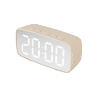 Štýlový digitálny LED budík Karlsson KA5876WG – zrkadlový displej, teplá sivá, 12 cm Štýlový digitálny LED budík Karlsson KA5876WG – zrkadlový displej, teplá sivá, 12 cm